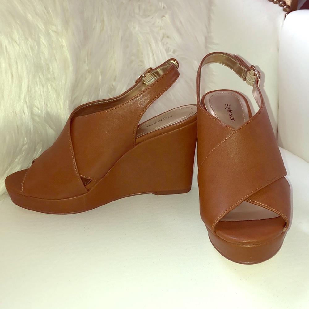 Leather Wedges - Picture 2 of 4